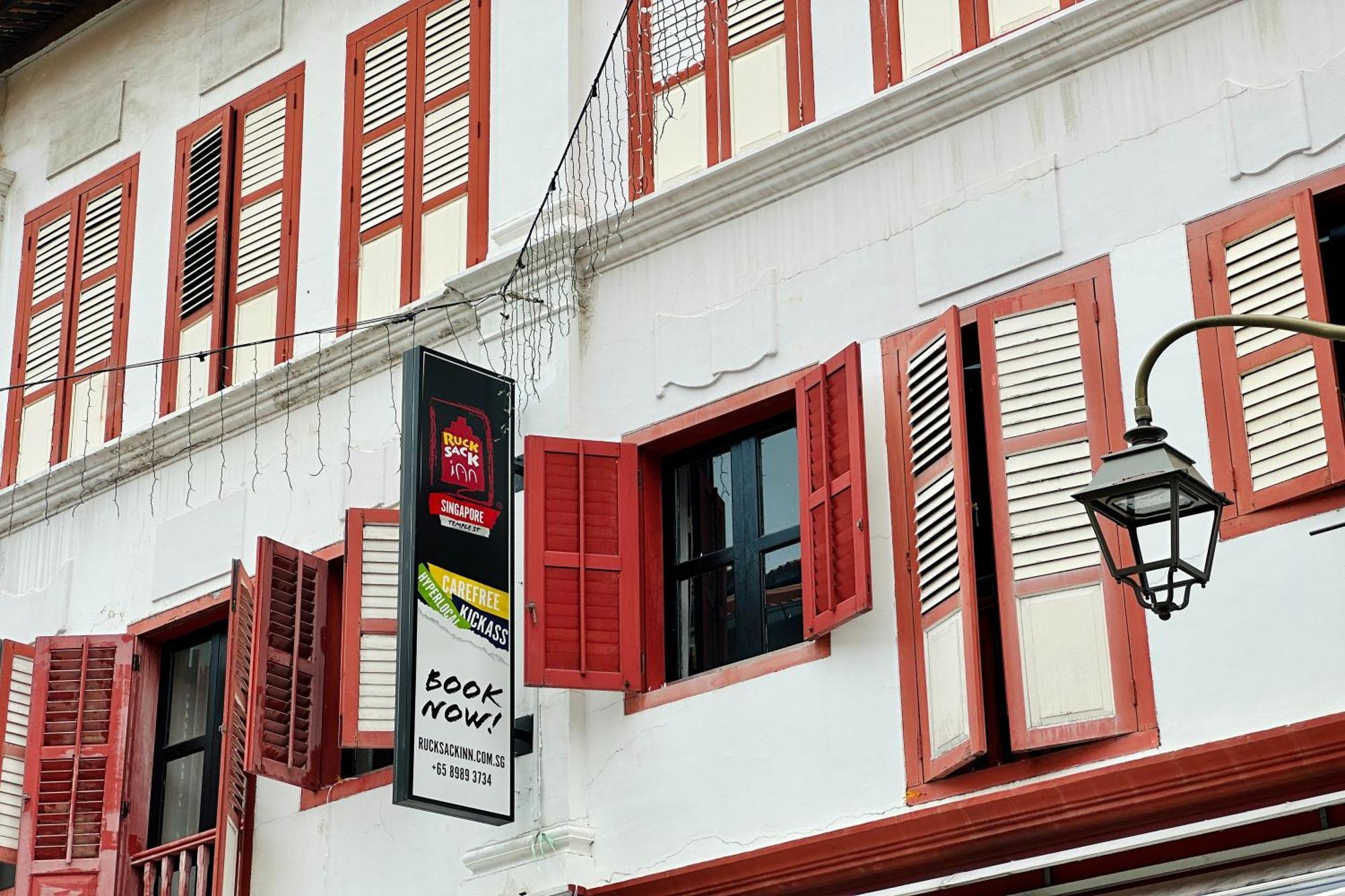 Rucksack Inn Temple Street سنغافورة المظهر الخارجي الصورة